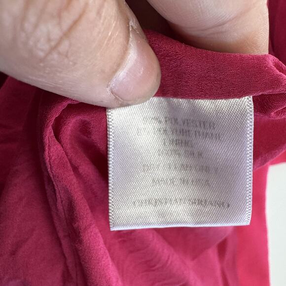 Christian Siriano Dress Womens 2 Pink Sleeveless Midi Formal Slit Evening Gown - Picture 4 of 10